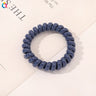 High Elasticity Telephone Coil Hairbands Women Spiral Hair Ties Girls Hair Rings Rope Solid Color Hair Accessories Gum Scrunchy