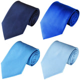 Fashion Men's Tie Business Wedding Gifts Accessories Mens Silk Tie Solid Neck Ties Man Black Blue Red White Necktie for Men