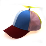 Fashion Colorful Bamboo Dragonfly Patchwork Baseball Cap Adult Kid Helicopter Propeller Funny Cotton Parent-child Snapback Hats