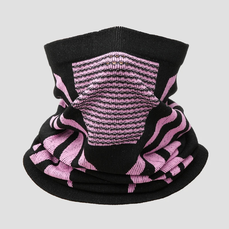 Neck Warmer Bicycle Cycling Scarf Hiking Breathable Mask Outdoor Windproof Thickened Mask Bib Sports Face Bandana Mask Cover