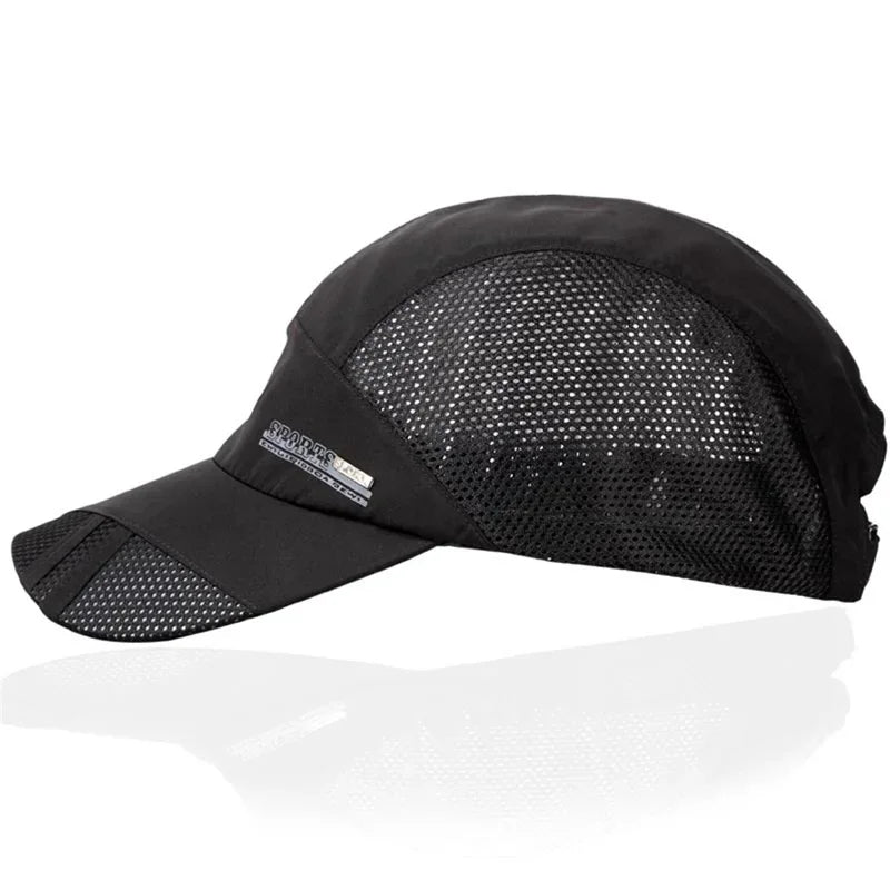Adjustable Quick Dry Braethable Hat Running Baseball Summer Mesh Cap Visor Sports Cool Fashion Hot Outdoor Popular Men Women