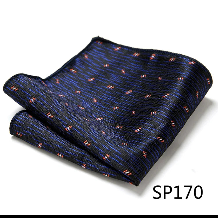 Pocket Square Handkerchief Nice Handmade Woven 100% Silk Hanky Pocket Square Printed  hombre Pink Office Clothing accessories