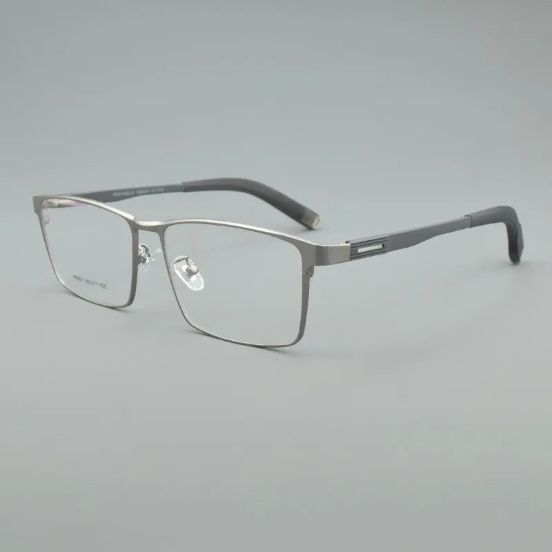 Titanium Alloy Glasses Frames Men Eyewear Optical Prescription Glasses Frame Large Face Eyeglasses square Myopia Retro spectacle