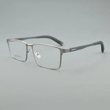 Titanium Alloy Glasses Frames Men Eyewear Optical Prescription Glasses Frame Large Face Eyeglasses square Myopia Retro spectacle