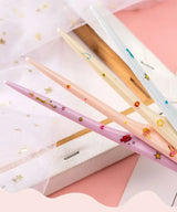 2pcs Kids Hair Combs Set Cartoon Animals Children Hairdressing Comb with Pointed Tail Girls Portable Anti-Static Plastic Comb