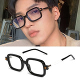 Blue Ray Blocking Anti-Blue Light Reading Glasses Eye Protection Ultralight Hyperopia Glasses Board Square Eyeglasses Office