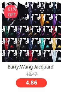 Male Gift Silk Men Tie Set Purple Violet Solid Paisley Striped Wedding Business Tie for Man Necktie Handky Cufflinks Barry.Wang