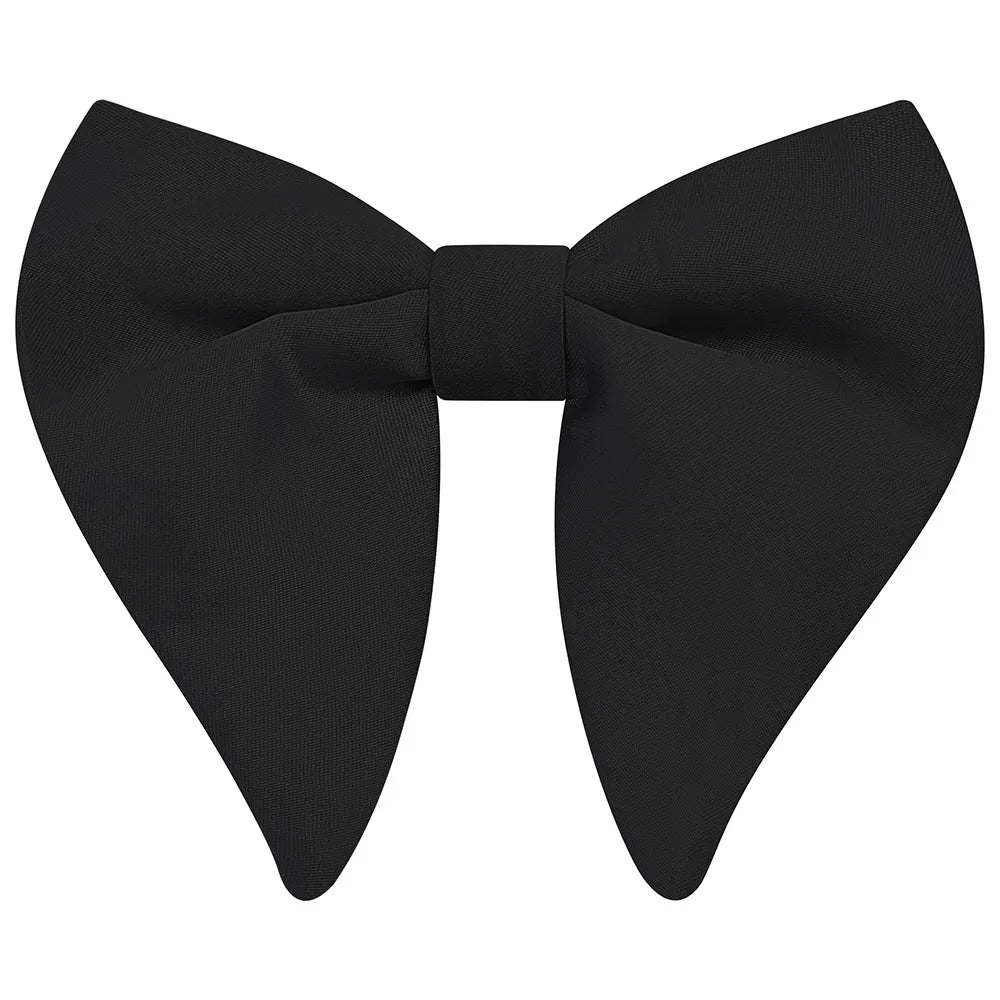 GUSLESON Fashion Pink Champagne Blue Solid Bow Tie For Men Classic Big Bowtie For Party Wedding Bowknot Adult Mens Tie