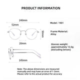 DIEDIESEE New Anti Blue Light Men's And Women's Titanium Frame Can Be Paired With Myopia Optical Prescription Glasses Frame 1901