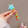 1/4pcs Elastic Telephone Wire Hair Ties Women Girls Star Hair Bands Spiral Coil Rubber Band Ponytails Head Rope Hair Accessories