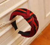 2025 New Fashion Hairband Headband For Women Fashion Turban Striped Hair Band Bee Pattern Print Hair Accessories
