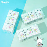 9pcs Hello Kitty  Sanrio Tissue  Pochacco Kawaii Cartoon Printed Handkerchief Cute Girl Portable Toilet Paper Girly Gift