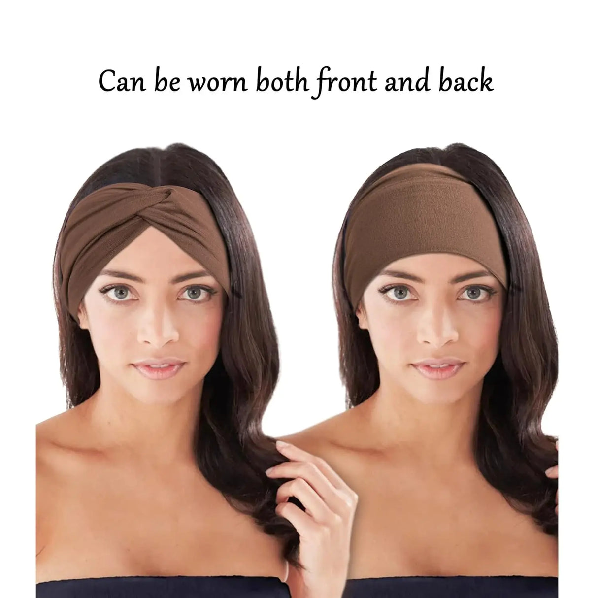 Women Sport Headbands African Wide Hair Wrap Turban Twist Headband for Women Workout Stretch Non-slip Sweatband Hairbands