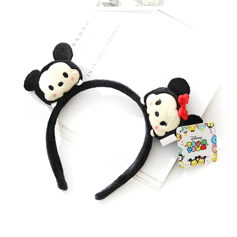 Mickey Minnie Ears Headband Cartoon Animal Plush EARS COSTUME Hallowmas Headband Cosplay Plush Gift Doll Girls Party Hair band
