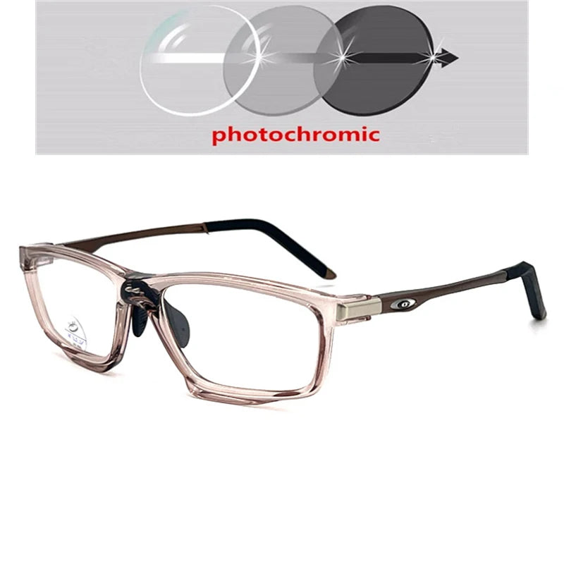 Aluminum Magnesium Leg Nearsighted Glasses Unisex Outdoor Sports Driving Shortsighted Prescription Eyeglasses 0 -0.5 -1.0 To -4