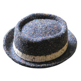 Retro Autumn Winter Warm Women Men's Wool Blend Oval Top Cap Fedora Heisenberg Mr White Porkpie Pork Pie Bowler Hat 56-59cm