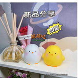 Cute Chicken Soft Lighting Small Night Light Bedside Lamp Decoration Bedroom Atmosphere Light Girl Children GIft