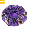 2020 New No. plus-Sized African Printing round Cap Double-Layer Satin Lining Wide Edge Nightcap Chemotherapy Hat