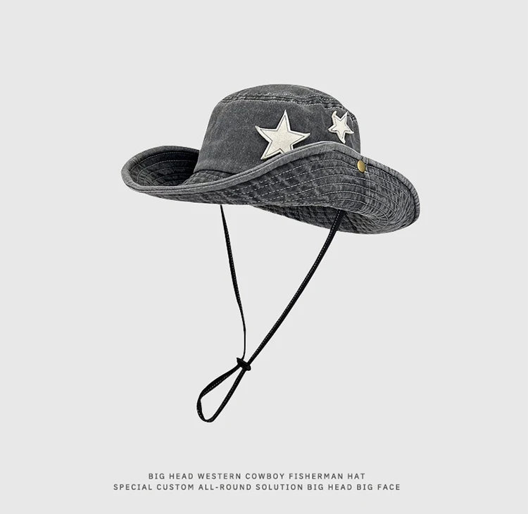 Chapeau de pêcheur rétro style Spice Girls des années 2000, casquette de soleil de cow-boy d'été, casquette de voyage, photo Bob Panama, chapeau de seau de randonnée en plein air pour femmes