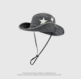 Chapeau de pêcheur rétro style Spice Girls des années 2000, casquette de soleil de cow-boy d'été, casquette de voyage, photo Bob Panama, chapeau de seau de randonnée en plein air pour femmes