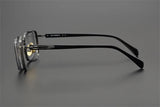 Exquisite Titanium Handmade Glasses Frame Mens Women Retro Square Spectacle Frames Eyeglasses Japanese Design Oval Round Eyewear