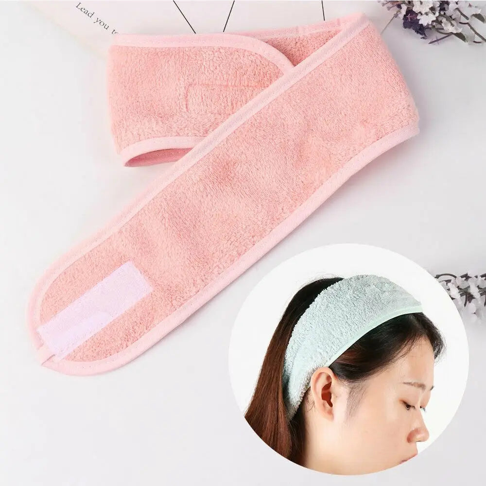 Accessories Wash Face Caps Cosmetic Adjustable Shower Bath Turban Hairband Tiara Turban Head Band
