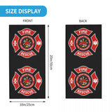 Fire Rescue Firefighter Winter Headband Neck Warmer Women Men Ski Hunting Tube Scarf Face Bandana Gaiter