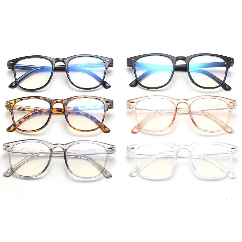 Anti-Blue Light Blocking Near Sight Glasses Trend Women Men Myopia Eyeglasses Optical Spectacle Minus Eyewear Diopter 0 To -6.0