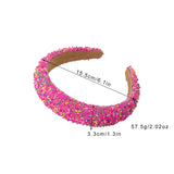 Sweet Donut Candy-Colored Wide Edge Headband for Girls Women Hairband Adult Fashion Hair Headwear Party Jewley Accessories
