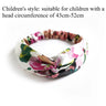 European and American silk elastic elastic cross headband, stylish, simple and versatile headband for parents and children