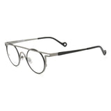 55266 Pure Titanium Glasses Frame Men Round Punk Eyewear 2022 New Male Classic Full Optical Prescription Eyeglasses Frames