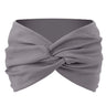 Women Solid Color Super Wide Headband Twisted Criss Cross Elastic Hairband Yoga Running Sports Non Slip Sweat Hair Accessories