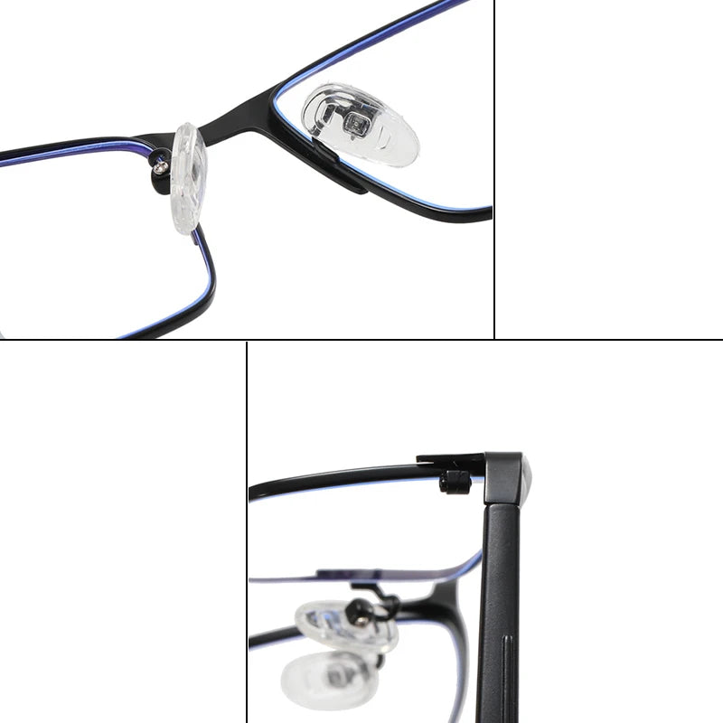 Big Titanium Glasses Frame Anti Blue Ray For Computer Work Business Spectacle Screen Protective Eyeglasses Wide155mm Light