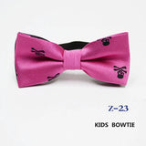 53 Color Children's Bow Tie Fashion Jacquard Baby Neckties Tie Baby Kid Kids Classical Pet Striped Butterfly Elastic Cord BowTie