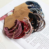 6PCS Headbands Women Elastic Hair Bands Scrunchie Ponytail Holder Organza Hairbands Set Hair Ropes Ties Girls Hair Accessories