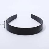 1 Piece Simple Women Headbands Fashion Head Band for Girls  Solid Black Color Casual Hair Accessories Plastic Headbans Wholesale