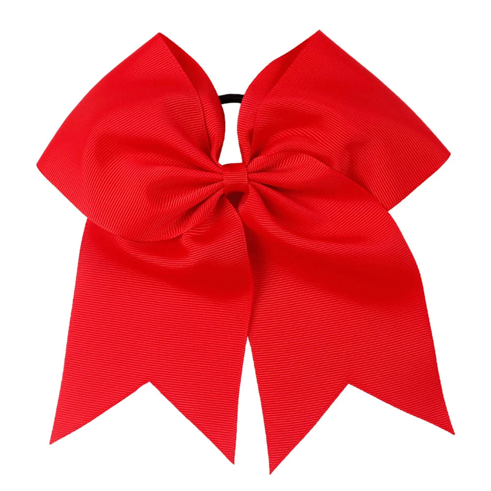 8'' Large Elastic Hair Bows Head Rope Bands Grosgrain Ribbon Hair Ties Boutique Bow Tie For Girls Headwear Hair Accessories