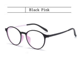 Ultralight Fashion Retro Round Glasses Frames Women TR90 Titanium Optical Prescription Men's Eyeglasses Frame H3050