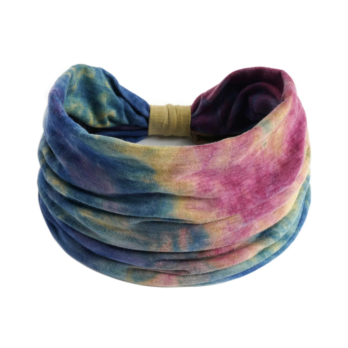 Boho Headbands For Women Fashion Stretch Wide Hair Bands Knoted Turban Yoga Sweatband Elastic Head Bands Stylish Wrap Headbands