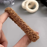 10 High Elastic Thick Hair Bands, Suitable for Ladies-Elegant and Sweet Solid Color Bun Tie, Soft and Not Tight Hair
