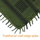 Outdoor Hiking Scarves Military Arab Tactical Desert Scarf  Shemagh with Tassel for Men Women