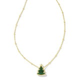 YEEVAA Christmas Series Snowflake/Holiday Tree/Candy Cane Short Pendant Necklace, Fashion Jewelry for Women