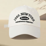 One Retro Embroidered Adjustable Baseball Cap, Casual Sun Hat for Men and Women, Perfect for Super Bowl Sunday Party