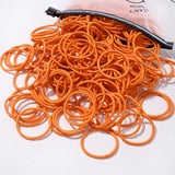 50PCS Macaron Rubber Band Hairband Headband High Elastic Durable Hair Ring Tied High Ponytail Women's Kids Hair Headwear