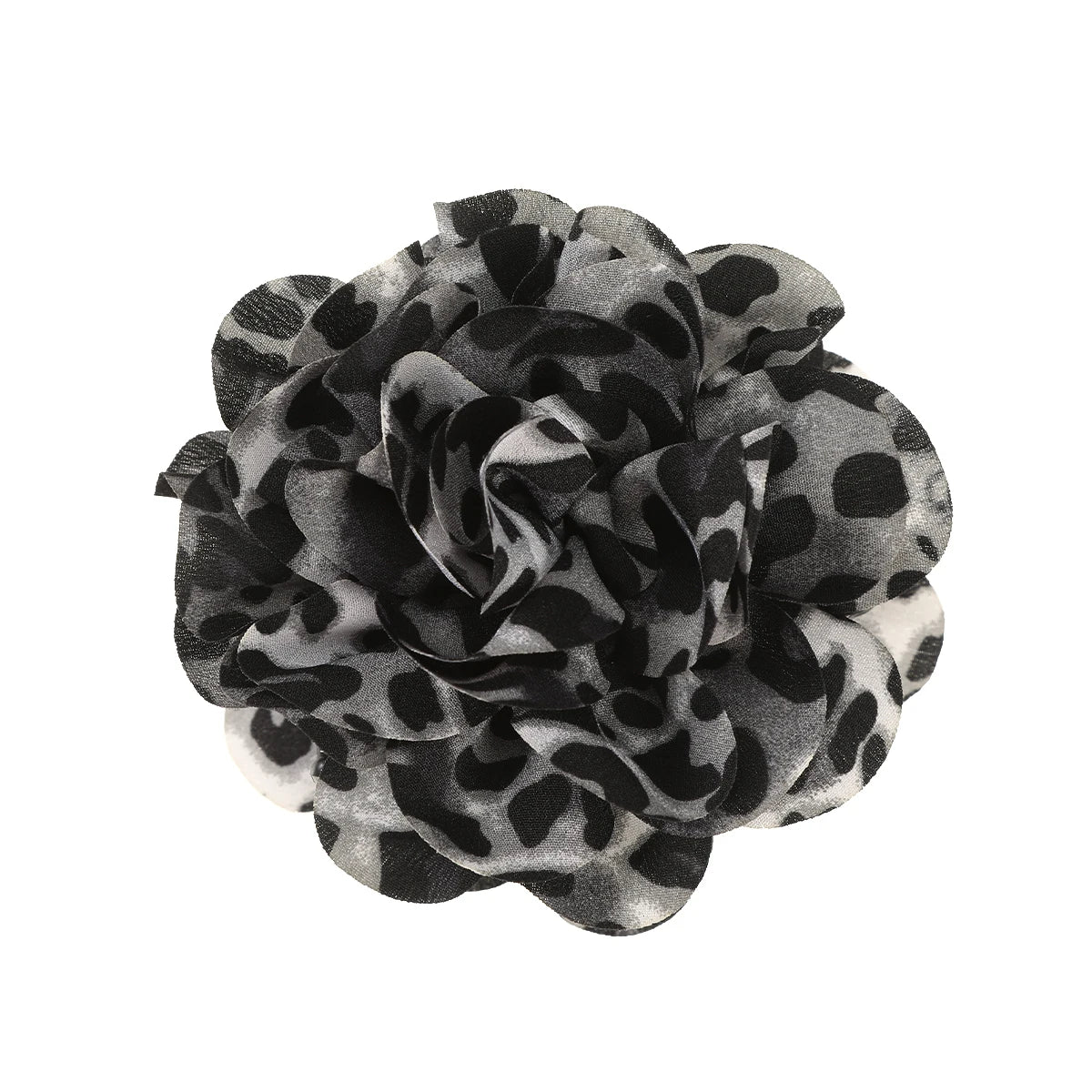 New Leopard Print Big Flower Women's Hair Claws Vintage Hairpin Simple Barrette Ponytail Hair Clamps Hair Accessories for Women