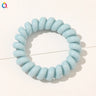 High Elasticity Telephone Coil Hairbands Women Spiral Hair Ties Girls Hair Rings Rope Solid Color Hair Accessories Gum Scrunchy