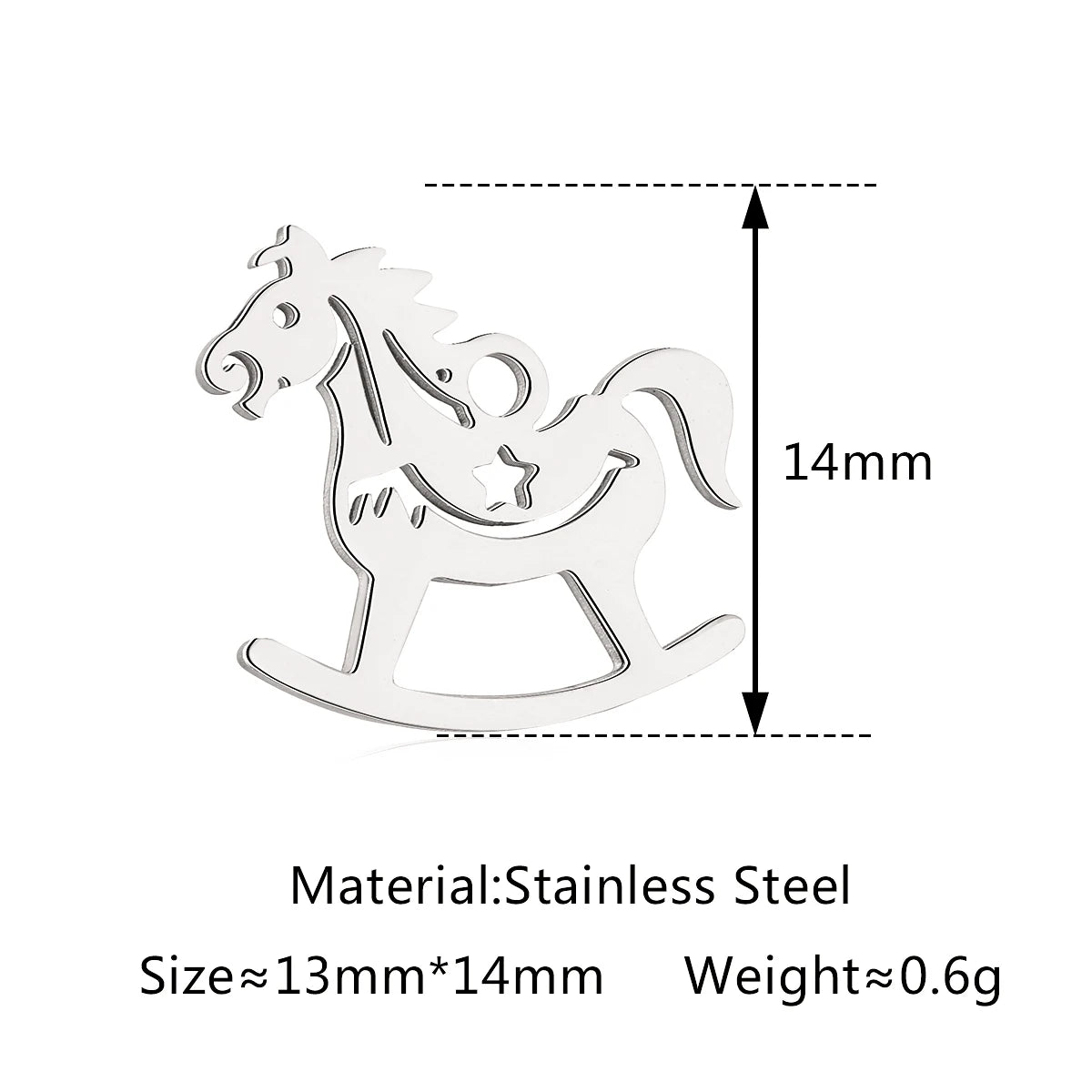 5Pcs Xmas Tree/Candy Cane/Snowman/Santa Claus Charm Stainless Steel Boots Christmas Pendant DIY Necklace Bracelet Jewelry Making