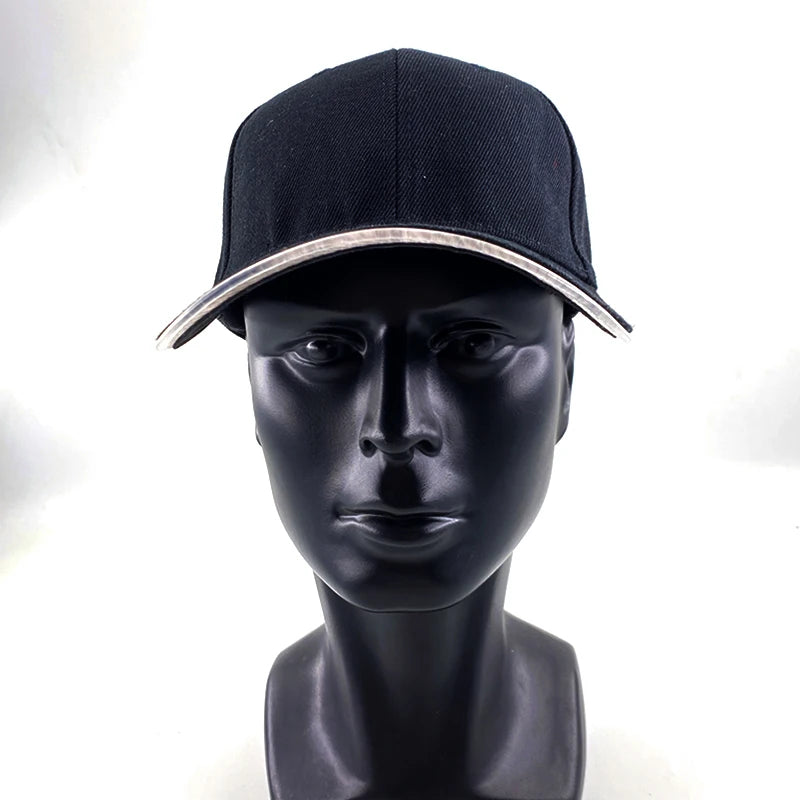 Adult Hat Led Optical Fibre Cap Hip Hot Hat NightClub Concert Masquerade Outdoor Fun Event Supplies Rap Summer Hat