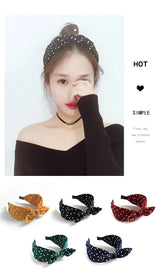 Women Hairbands Wide Female boho ties headband accessories Bow Hair Hoops Headwear Floral Hair Accessories Girl Head Band Lady