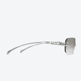 Luxury Brand Designer Fashion GM Titanium Half frame Sunglasses Men Driving Sun Glasses Goggles Shades UV400 Eyewear Glitt
